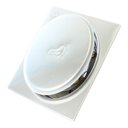Ver imagem 2 de Kit 2x Ralo Inteligente Banheiro Inox Clickup Quadrado 15x15 Excelente Acabamento