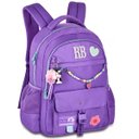 Ver imagem 1 de Mochila Escolar de Costas Rebecca Bonbon Juvenil Miçangas Rb24595 Roxo