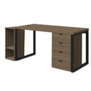 Ver imagem 1 de Conjunto Escritorio Industrial 3 Peças 150 Cm Frame Munique Kappesberg