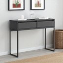 Ver imagem 2 de Buffet Luce Retro Madeira 2 Gavetas Estilo Industrial Preto