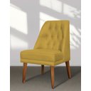 Ver imagem 3 de Kit 2 Cadeiras de Jantar Bela Suede Amarelo Suede Amarelo