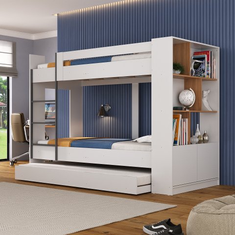 Treliche com Estante 2 Portas 6 Nichos