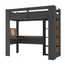 Ver imagem 3 de Cama Alta Multifuncional com Escrivaninha Penteadeira