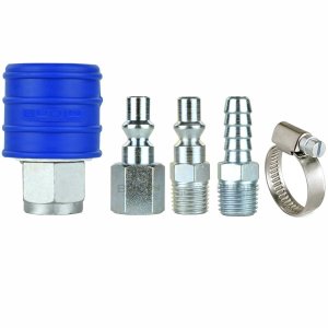 Kit Engate Rápido 5/16 - Pneumático Compressor Pistola de Pintura - 5 Pcs