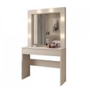 Ver imagem 1 de Penteadeira Camarim Requinte 1 Gaveta Mavaular Off White