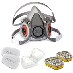 Kit Respirador Mascara 6200 Serviços Gerais 3M - 2