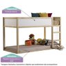 Cama Infantil Versa em Madeira Maciça Casatema MadeiraOriginals - 2