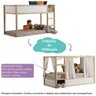 Cama Infantil Versa em Madeira Maciça Casatema MadeiraOriginals - 4