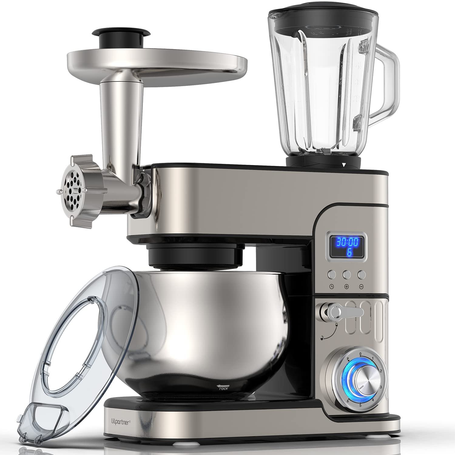 Lilpartner Batedeira 6 em 1, Lcd, 6.5 Qt