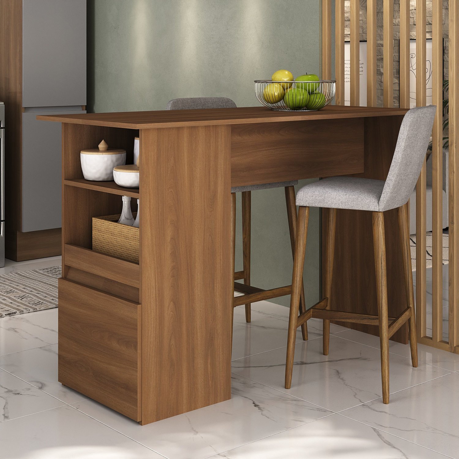 Bancada Para Cozinha com Nicho - 1