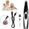 Super Maquininha Tosa Kit Pet Silenciosa Aparador Recarregável Cachorro Gato Acabamento de Patas - 3