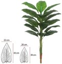 Ver imagem 2 de Planta Artificial Arvore C.n.p Real Toque X18 Verde 1,5m