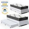 Cama Box com Colchao de Espuma D33 Ortobom Airtech 100 + Auxiliar de Espuma Unique Solteiro 88cm - 2