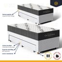 Ver imagem 4 de Cama Box com Colchão de Espuma D33 Ortobom Airtech 100 + Auxiliar de Espuma Unique Solteiro 88cm