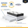 Cama Box com Colchao de Espuma D33 Ortobom Airtech 100 + Auxiliar de Espuma Unique Solteiro 88cm - 4