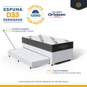 Ver imagem 5 de Cama Box com Colchão de Espuma D33 Ortobom Airtech 100 + Auxiliar de Espuma Unique Solteiro 88cm