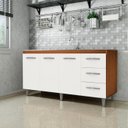 Ver imagem 6 de Balcao sem Tampo para Pia 150cm 9130 Savana Off White Mobbs