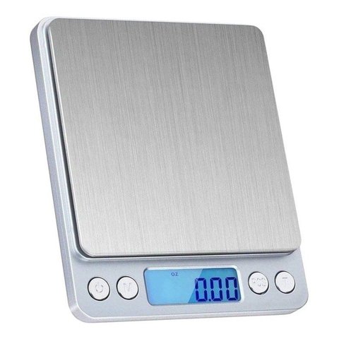 Balança Digital de Cozinha Inox Alta Precisão 0,1g até 2kg