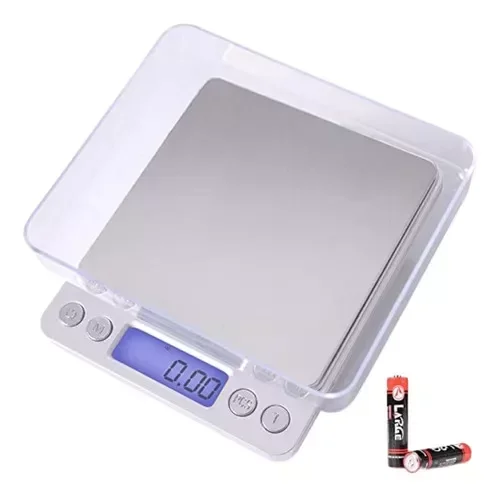 Balança Digital De Cozinha Inox Alta Precisão 0,1g Até 2kg - 5