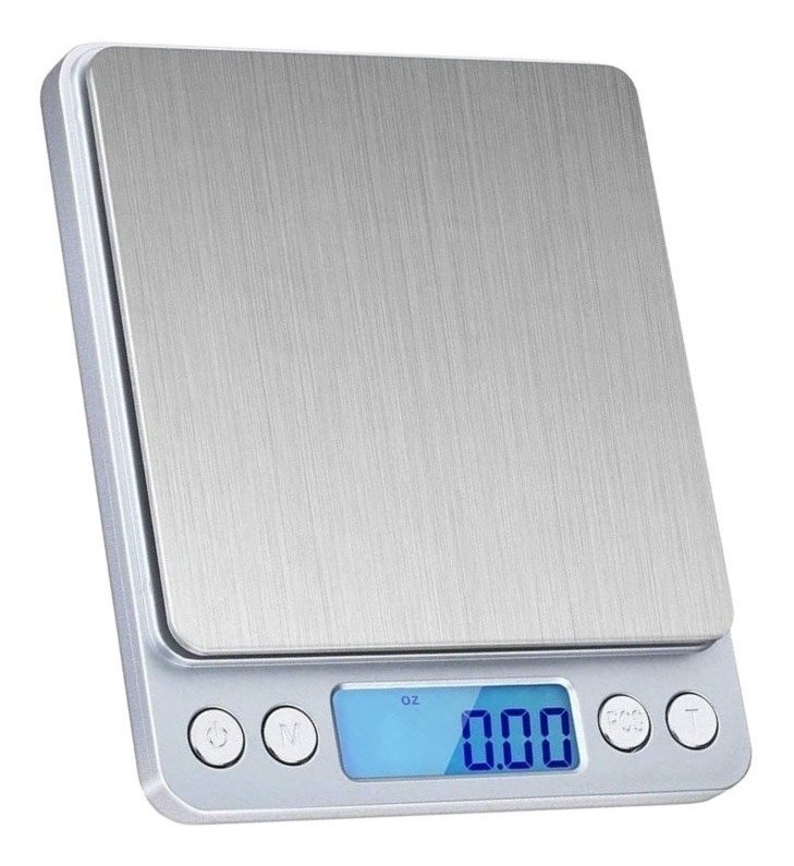Balança Digital De Cozinha Inox Alta Precisão 0,1g Até 2kg
