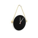 Ver imagem 1 de Relógio Adnet Branco Alça Corda Sisal Natural Mostrador Preto 30 cm