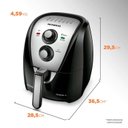 Ver imagem 2 de Fritadeira Sem Óleo Air Fryer 4L 1500W 127V - AFN-40-BI Mondial