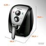 Fritadeira Sem Óleo Air Fryer 4L 1500W 127V - AFN-40-BI Mondial - 2