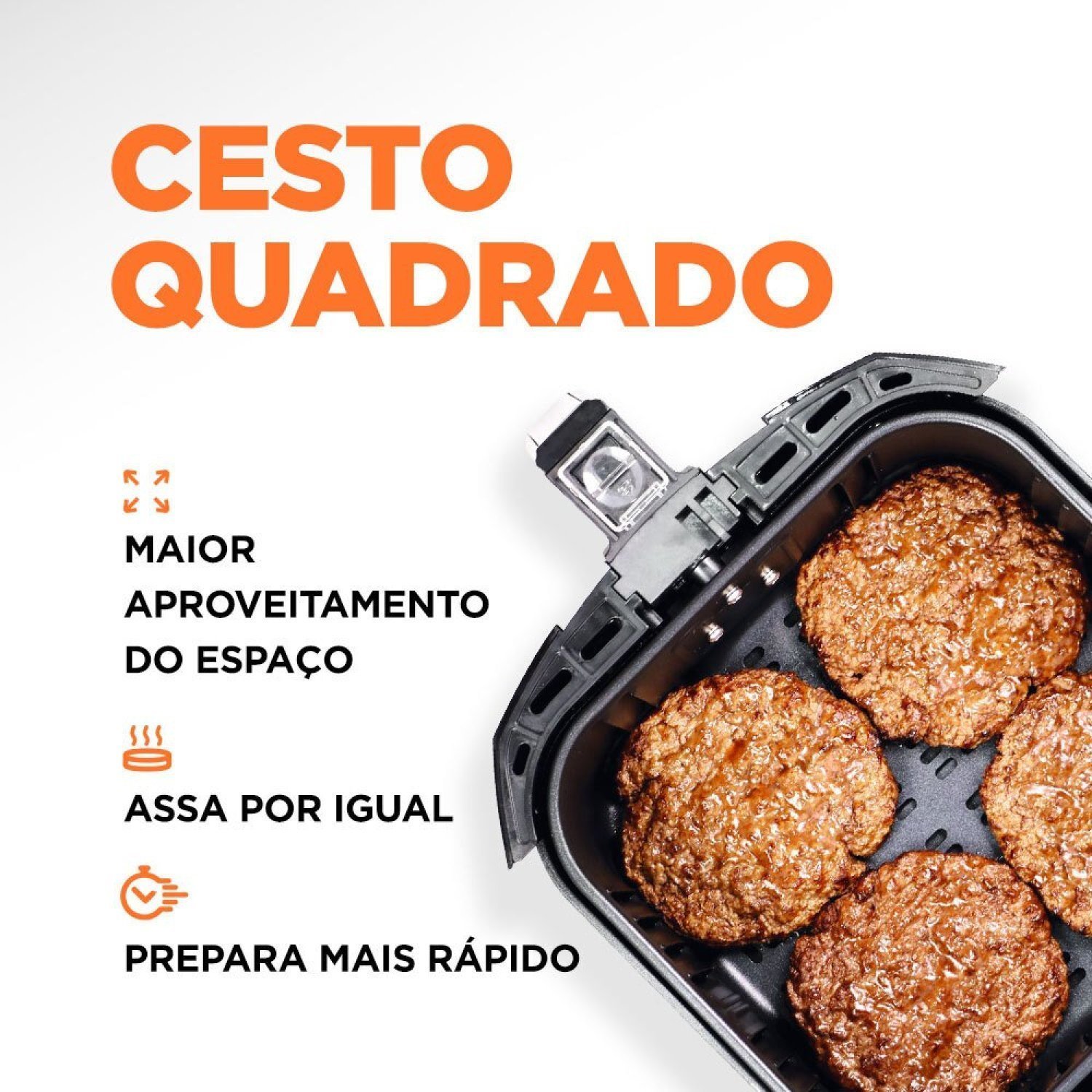 Fritadeira Sem Óleo Air Fryer 4L 1500W 127V - AFN-40-BI Mondial - 4