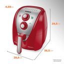 Ver imagem 2 de Fritadeira sem Óleo Air Fryer 4l 1500w 220v - Afn-40-ri Mondial