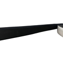 Ver imagem 1 de Roda Meio Painel Ripado Eva Adesivo Saturno 2,5cmx5mm 15 Mts - Preto