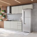 Ver imagem 1 de Cozinha Compacta 4 Peças em MDF com Tampo Fineze Areia