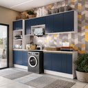 Ver imagem 1 de Lavanderia Modulada Kappesberg Celeste 9 Peças Branco/azul 310,5cm