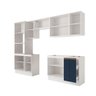 Lavanderia Modulada Kappesberg Celeste 9 Peças Branco/azul 310,5cm - 3