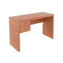 Ver imagem 1 de Mesa de Computador Solteiro ME-4123 c/ 2 Gavetas Amêndoa - Tecno Mobili