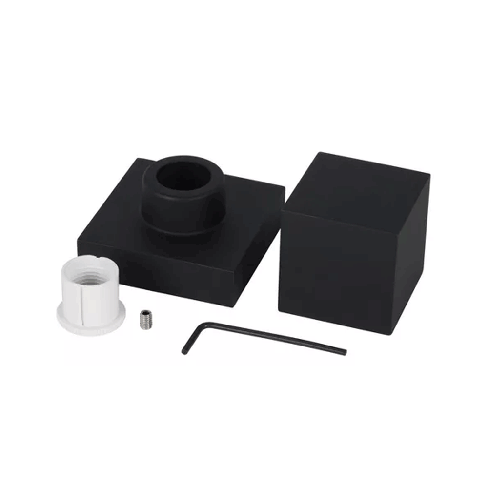 Kit 6 Acabamentos Registro Quadrado Black Matte Padrão Deca - Levo - 5