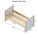 Ver imagem 3 de Cama Solteiro Reversível New Garden Casatema MadeiraOriginals