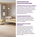 Ver mais imagens de Cama Solteiro Reversível New Garden Casatema MadeiraOriginals