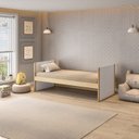 Ver imagem 1 de Cama Solteiro Reversível New Garden Casatema MadeiraOriginals