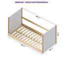 Ver imagem 4 de Cama Solteiro Reversível New Garden Casatema MadeiraOriginals