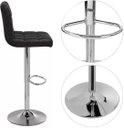 Ver imagem 5 de Kit 3 Banqueta Gomos Preto – Estilo Moderno, Conforto e Versatilidade para Seu Ambiente