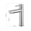 Ver imagem 6 de Torneira Banheiro Bica Baixa Metal Inox Mesa Nox18 Doan