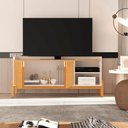 Ver imagem 3 de Rack para Sala de Estar 55 Pol Ripado 2 P Off White Nature