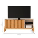 Ver imagem 2 de Rack para Sala de Estar 55 Pol Ripado 2 P Off White Nature