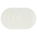 Ver imagem 1 de Kit 4 Pratos para Sobremesa de Porcelana Clean Branco 20cm