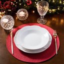 Ver imagem 2 de Kit 4 Pratos para Sobremesa de Porcelana Clean Branco 20cm