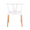 Ver imagem 2 de Conjunto 2 Cadeiras Polipropileno Wishbone Yescasa Branco