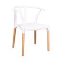 Ver imagem 6 de Conjunto 2 Cadeiras Polipropileno Wishbone Yescasa Branco