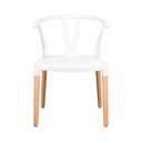 Ver imagem 7 de Conjunto 2 Cadeiras Polipropileno Wishbone Yescasa Branco