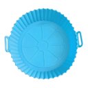 Ver imagem 2 de Forma Reutilizável de Silicone Azul para Airfryer 16cm