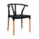 Ver imagem 6 de Conjunto 4 Cadeiras Polipropileno Wishbone Yescasa